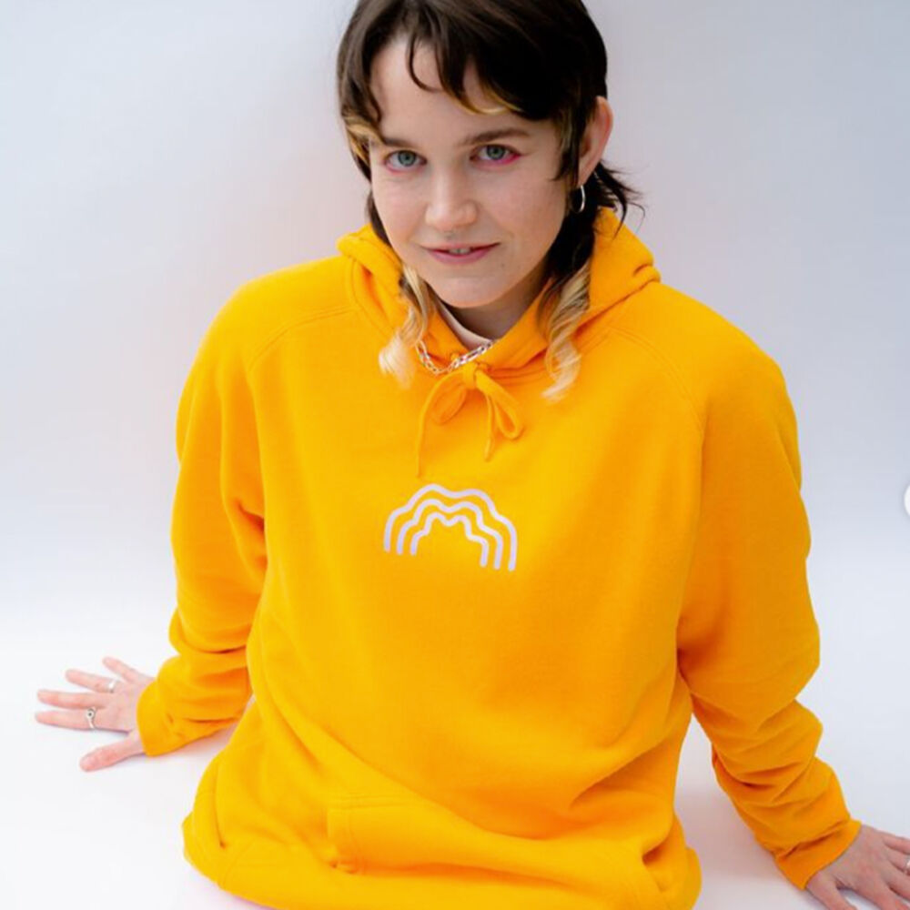 Rainbow Hoodie - Yellow Thumbnail